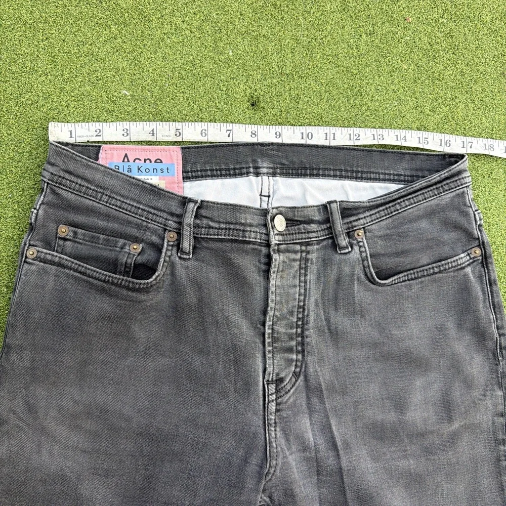 Acne Studios Black Mece Bla Konst Jeans Pants - Size 34x32